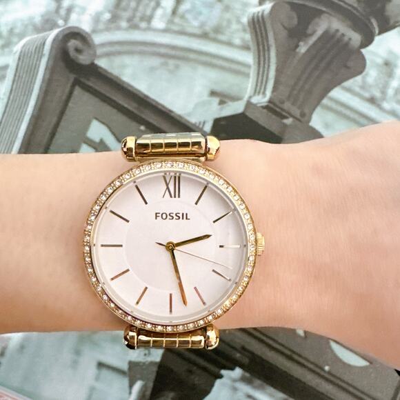 Fossil BQ3498 Tillie Three-Hand Gold-Tone Stainless Steel Watch main image 4